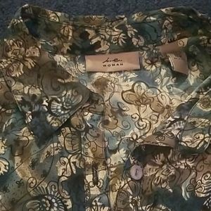 100% Silk ie Button up blouse